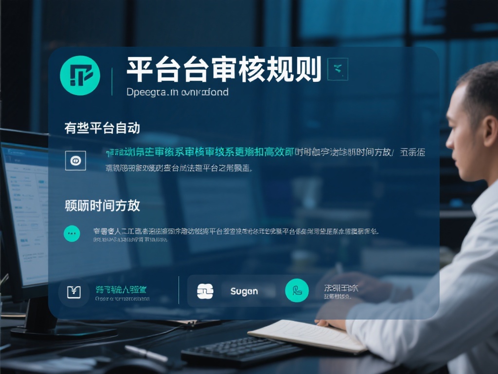 平台审核规则：某些平台的自动审核系统更加高效，通常