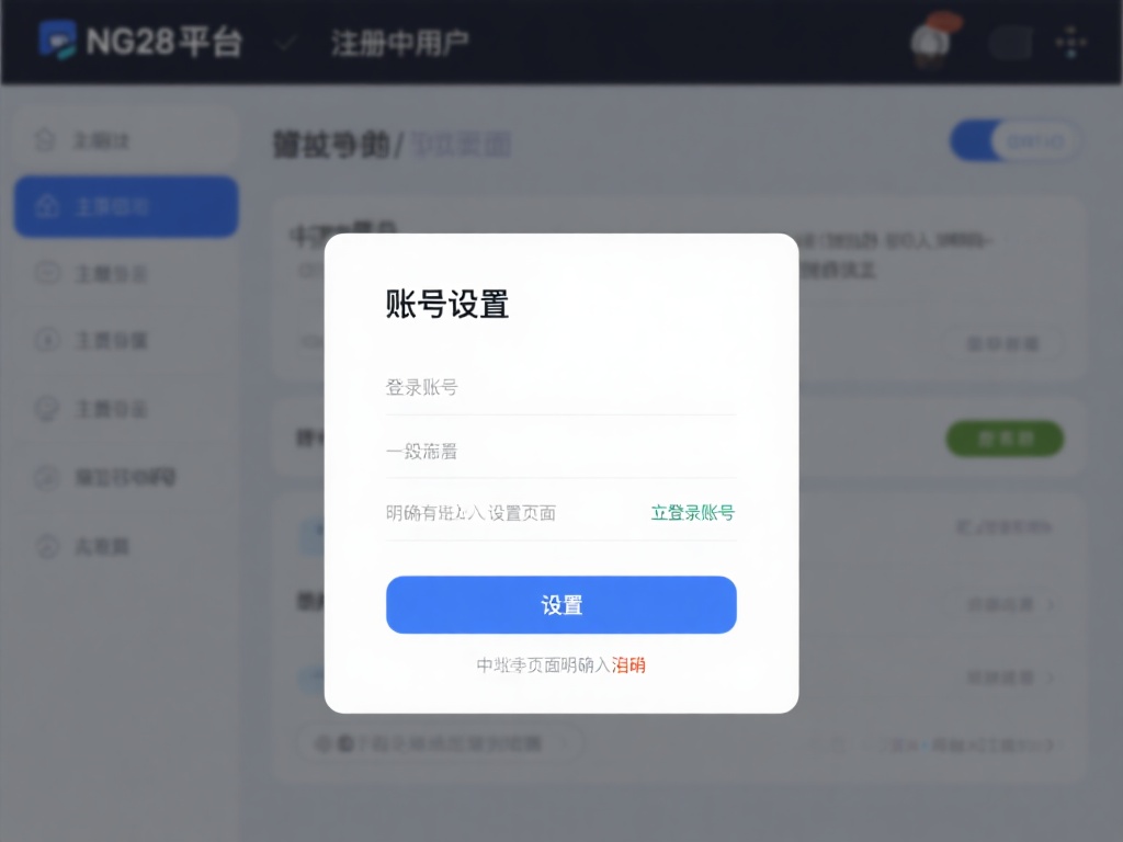 如何快速完成NG28账号注销操作步骤解析 登录账号,进入设置页面
在NG28平台注册的用户
